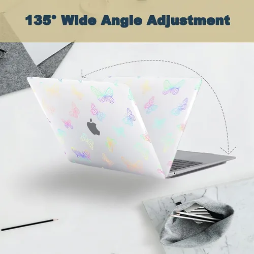 Vista 41 de Funda compatible con MacBook Air de 11 pulgadas 2015-2010 A1465 A1370, diseño impreso de plástico para laptop, carcasa protectora Air de 11.6