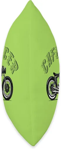 Vista 2 de American Cafe Racer Motorcycle Apparel and Merch Cafe Racer Biker Men Women Adult Teens Boys Girls Kids Youth Throw Pillow, 16x16, Multicolor