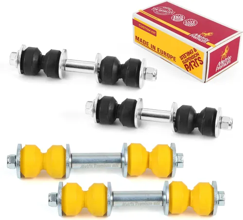 Vista 45 de Metrix Premium Chassis Parts - Kit de 4 piezas de barra estabilizadora delantera y trasera con enlace de extremo de barra estabilizadora para Ford