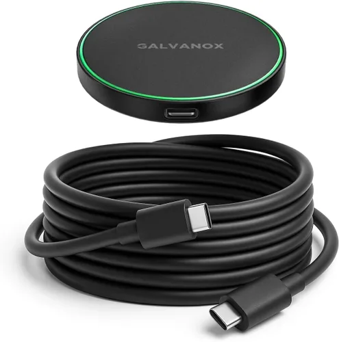 Vista 3 de Cargador magnético para Samsung, carga inalámbrica rápida para Galaxy S26 Ultra, S25 S24 Plus y dispositivos Android - USB tipo C (6 pies)