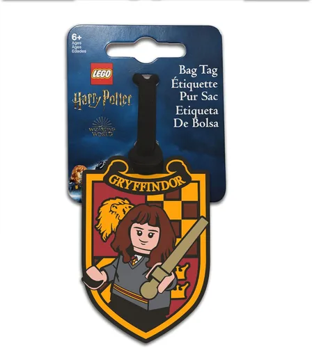 Vista 7 de Lego Harry Potter - Etiqueta de silicona para equipaje, Hermione Granger (53252) para viajes, maleta, mochila, bolsa de playa de verano, etiqueta