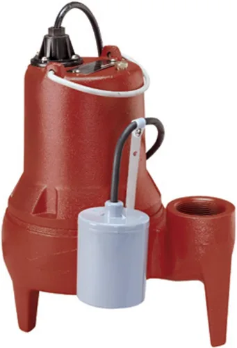 Vista 2 de Liberty Pumps Bomba de aguas residuales LE51A y paquete de válvula de retención CV200C de 2 pulgadas