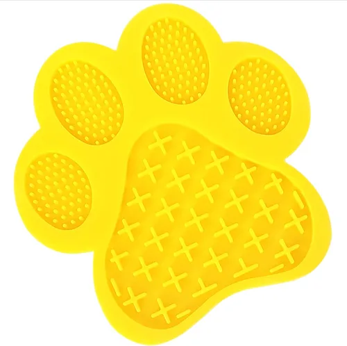 Vista 10 de Almohadilla para lamer perros, dispositivo de distracción de lavado de perros, tapete lindo para comer lento con súper succión para lamer Verde