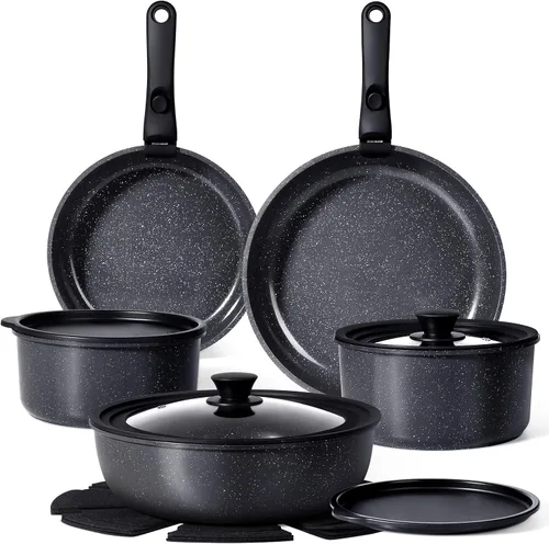 Vista 18 de GiPP Ceramic Pots and Pans Set