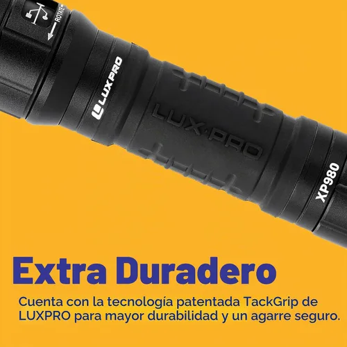 Vista 4 de LUXPRO XP980 Pro Series - Linterna LED Recargable de Utilidad - 760 Lúmenes - Linterna Brillante con Tiempo de Funcionamiento de 24,5 Horas y Mango