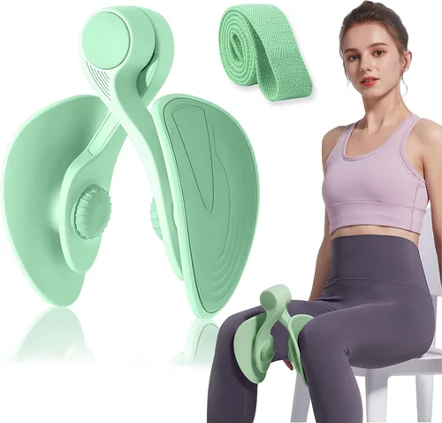 Vista 7 de Entrenador de suelo pélvico, ejercitador de Kegel interno del muslo, entrenador de Kegel para rehabilitación posparto, ejercitador de muslos