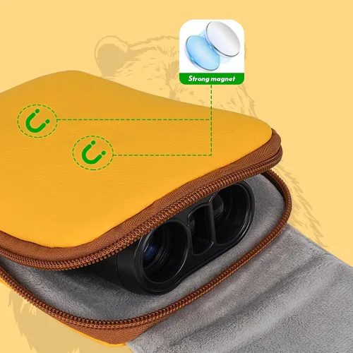 Vista 7 de Funda rígida para telémetro de golf, bolsa de EVA compatible con Bushnell/Callaway/Tectectec V2 V3 V4 V5 Pro X2 Pro XE u otros telémetro bandera
