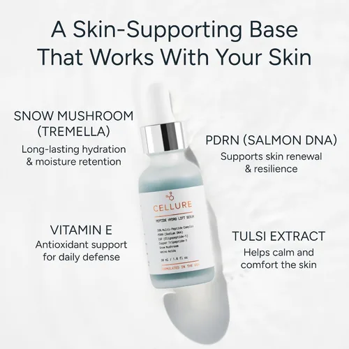 Vista 3 de Peptide Hydro Lift Serum - Suero facial reafirmante y suavizante multipéptido con péptidos de cobre y ácido hialurónico, 1.0 fl oz (1.0 fl oz)