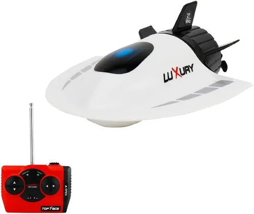 Vista 10 de GoolRC Mini barco submarino RC, juguete de buceo impermeable con control remoto (azul)