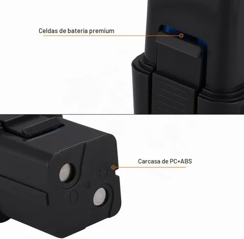 Vista 5 de Batería de repuesto Powerextra 7.2V 2000 mAh Ni-MH para Ontel Swivel Sweeper G1 y G2 Negro