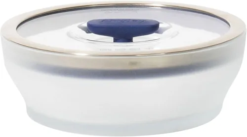 Vista 13 de Anyday Paquete de 2 (4 tazas poco profundas) recipientes de vidrio para almacenamiento de alimentos con tapas de vidrio Preparación de comidas sin