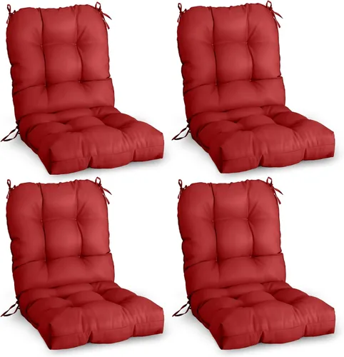 Vista 38 de EAGLE PEAK Cojín Acolchado para Silla de Exterior/Interior para Asiento/Respaldo, Juego de 1, 42'' x 21'', Azul Claro