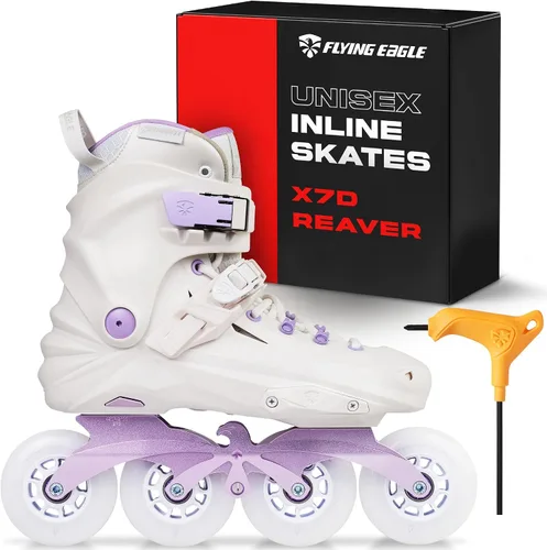 Vista 10 de Flying Eagle X7D Reaver - Patines en línea para adultos para hombres y mujeres, patines en línea para exteriores, patines para adultos, Freeskates