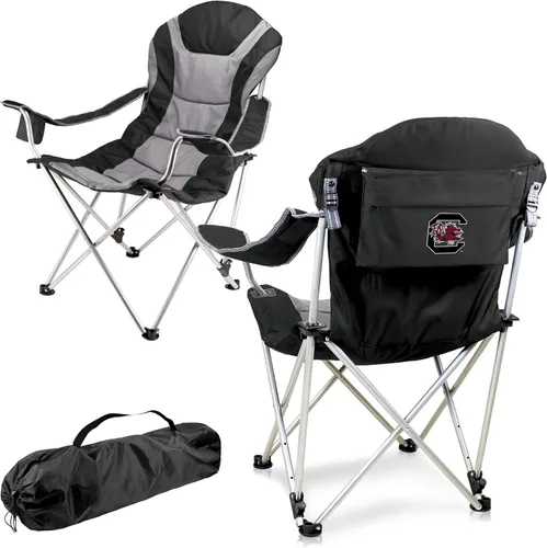 Vista 23 de Picnic TIME NCAA Arkansas Razorbacks Reclining Camp Chair - Beach Chair for Adults - Sports Chair with Carry Bag