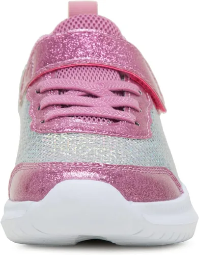 Vista 4 de Toandon Tenis ligeros con lentejuelas brillantes para niñas de 5 a 10 años