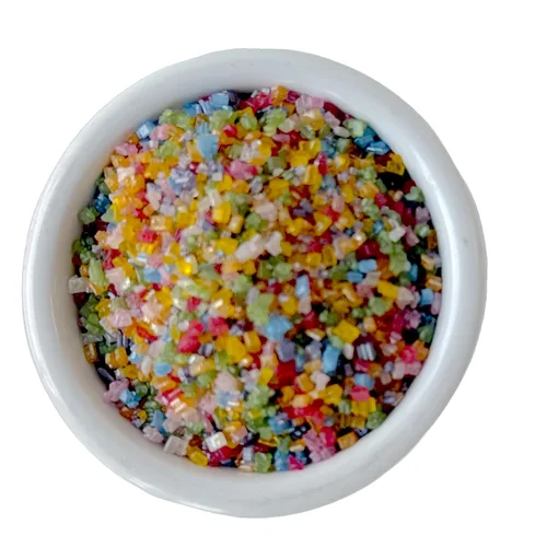 Vista 3 de Snowy River Pride Mix - Azúcar de cóctel – Azúcar vibrante arcoíris para margaritas, cócteles sin alcohol y hornear kosher, vegano, totalmente