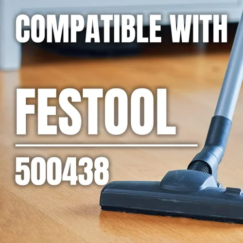 Vista 2 de POWERTEC 500438 Bolsa de filtro para Festool CT SYS 5PK, para Festool CT SYS, extractor de polvo CTC SYS, bolsas de vacío de repuesto, bolsas