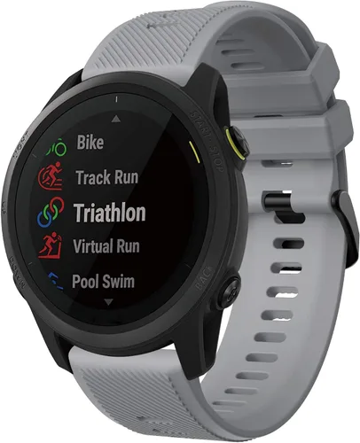 Vista 5 de Senter Correa para Garmin Forerunner 745, correa de repuesto deportiva de silicona suave de 0.866 pulgadas, compatible con reloj inteligente Garmin