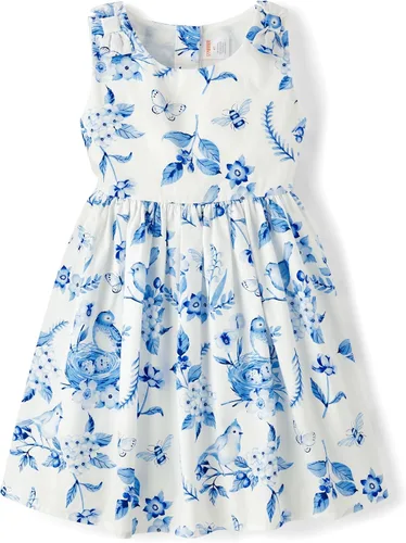 Vista 11 de Gymboree Girls and Toddler Short Sleeve Fit and Flare Dresses Prep School