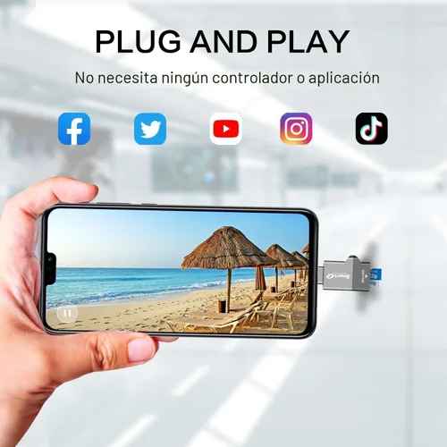 Vista 3 de Lector de Tarjetas MicroSD C356 Tipo-C con Tecnología USB 3.0 de Super Velocidad, Soporta MicroSDXC, MicroSDHC y MicroSD para Windows, Mac OS X