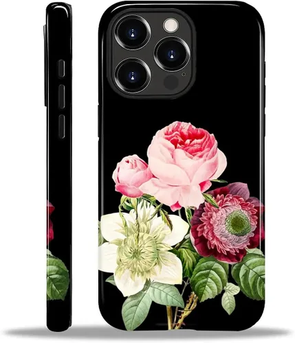 Vista 93 de Funda para iPhone 11, resistente híbrida 2 en 1, protección completa contra golpes con acabado brillante, diseño de collage de tela a cuadros