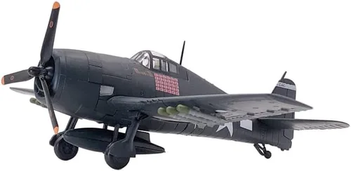 Vista 4 de Adorno de regalo de la batalla de la Segunda Guerra Mundial de la Segunda Guerra Mundial de los Estados Unidos F6F Hellcat Fighter Diecast Metal