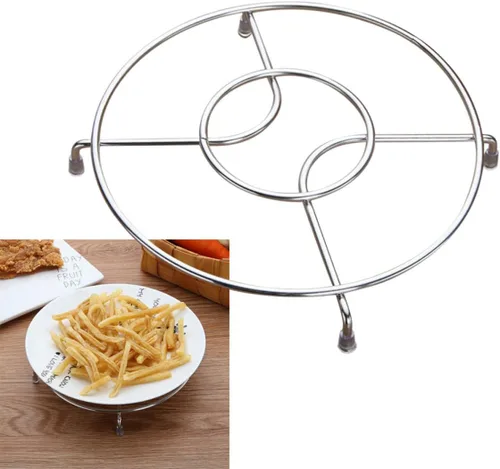 Vista 9 de Steaming Rack Stand Stainless Steel for Pots and Pans