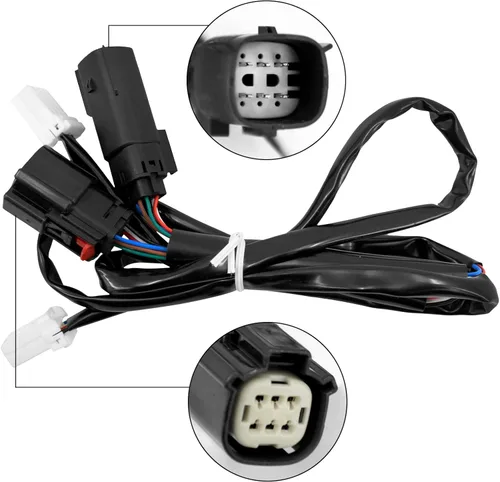 Vista 6 de Insertos de soporte para alforjas LED, panel de relleno para luz auxiliar del guardabarros, luces de freno y cola para Harley Electra Glide Road