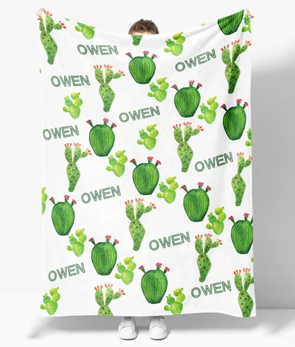Vista 10 de OLIVE OLIVIA Mantas personalizadas para niños con nombres, mantas personalizadas con nombre para adultos, manta personalizada, regalo