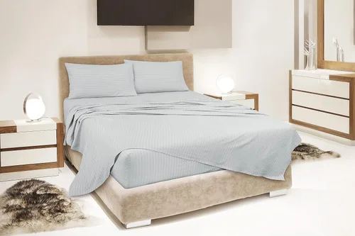 Vista 7 de ROYALE LINENS Juego de sábanas de 4 piezas, microfibra suave cepillada, 1 sábana bajera, 1 sábana encimera, 2 fundas de almohada, sin arrugas