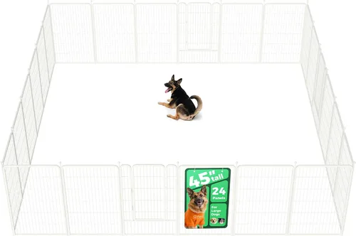 Vista 36 de FXW Rollick - Corralito para perros para patio, campamento con casa rodante, patentado, 24 pulgadas, 2 paneles Fácil instalación, resistente