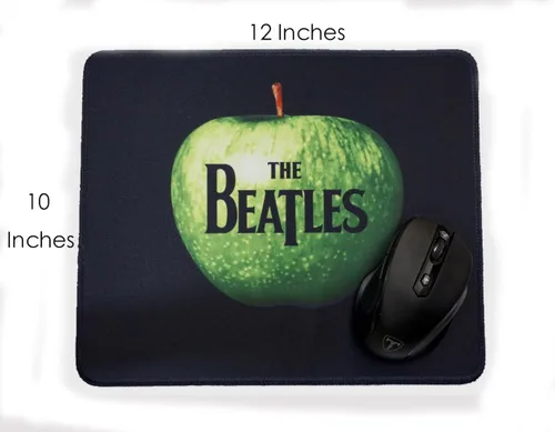 Vista 2 de 12.0 x 10.0 in Colección Beatles HD para fans Maus Pad Gummi Mauspad