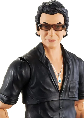 Vista 4 de Mattel Jurassic World Amber Collection Dr. Ian Malcolm - Figura de acción de 6.5 pulgadas