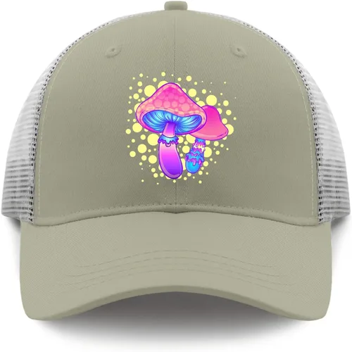 Vista 9 de devor Cap Magic Mushrooms Baseball Caps for Men Funny Cap Adjustable