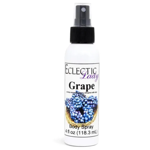 Vista 11 de Eclectic Lady Spray corporal de uva, doble fuerza, 2 onzas, niebla corporal