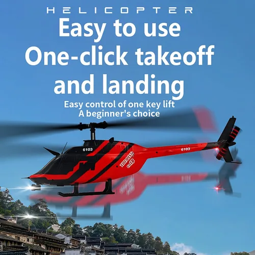 Vista 9 de Helicóptero teledirigido C138 color personalizado RC helicóptero ala única sin alerón 6CH 6 ejes giroscopio altura flotando adulto principiante 2