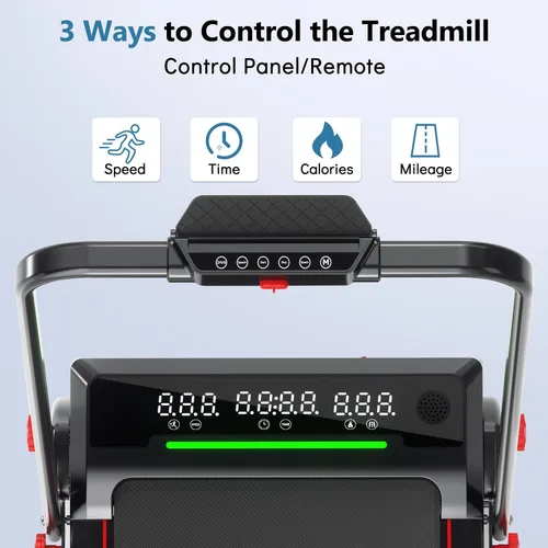 Vista 3 de Walking Pad Treadmill with Incline 8% & Decline -1.5% 4 Level, Under Desk Treadmill for Home, 2.5HP Quiet BLDC EvoDrive Portable Walking Pad with