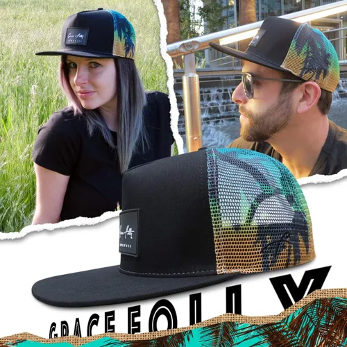 Vista 15 de Grace Folly - Gorra trucker unisex gorra de malla con cierre trasero