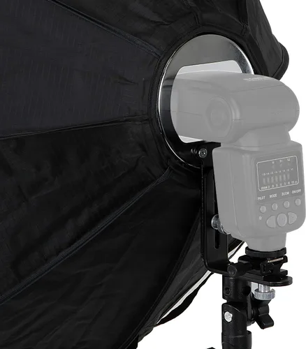 Vista 6 de Fotodiox EZ-Pro Flash Softbox K60 24" (60 cm) Octágono para Nikon, Canon, Vivitar, Sunpack, Nissin Flash y más