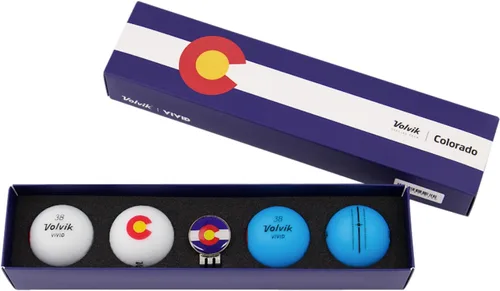 Vista 12 de Volvik Vivid City, State, Country Edition Golf Ball Gift Sets