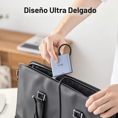 Vista 7 de Adaptador USB C a HDMI,Adaptador USB-C Hub Multipuerto Digital AV