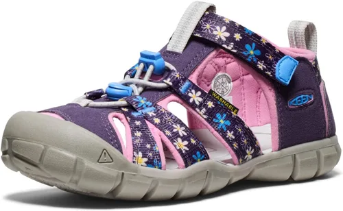 Vista 31 de KEEN Sandalias unisex para niños Seacamp 2 CNX con puntera cerrada Azul Azur/Blanco Estrella