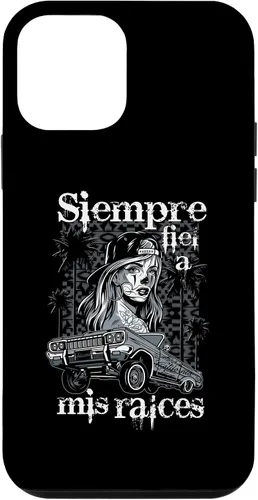 Vista 16 de iPhone 16 Chicana Style Lowrider Ropa Mujeres Mexicano-Americana Latina Case