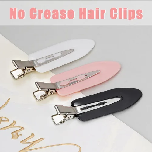 Vista 5 de Wobe 24 pinzas para el cabello sin doblez, pinzas para el cabello, sin arrugas, pinzas para peinado, flequillo, ondas de dedo, aplicación