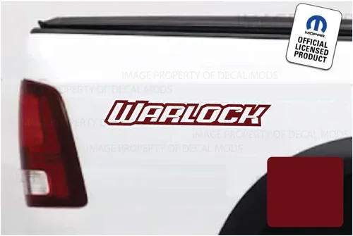 Vista 24 de Adhesivo gráfico Warlock Bedside para Dodge Ram (juego de 2) [rosa bebé] - CSOFTPINK SD3W0