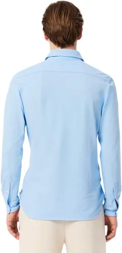 Vista 3 de Lacoste Camisa tejida de manga larga ajustada para hombre