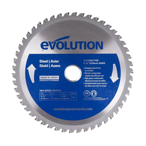 Vista 28 de Evolution Power Tools 5-3/8BLADEST Hoja de sierra de corte de acero, 5-3/8 pulgadas x 30 dientes