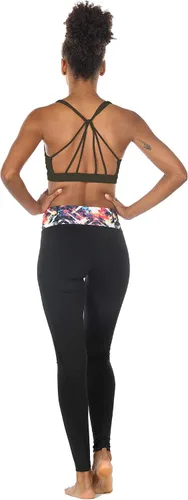 Vista 3 de icyzone - Sujetador deportivo con copas y tirantes delgados para hacer yoga, ropa deportiva para mujer
