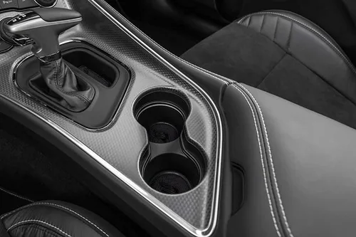 Vista 2 de Auprite Alfombrillas antipolvo para accesorios Dodge Challenger 2015 2016 2017 2018 2019 2020 2021 2022 2023, se adapta a la medida forros para Negro