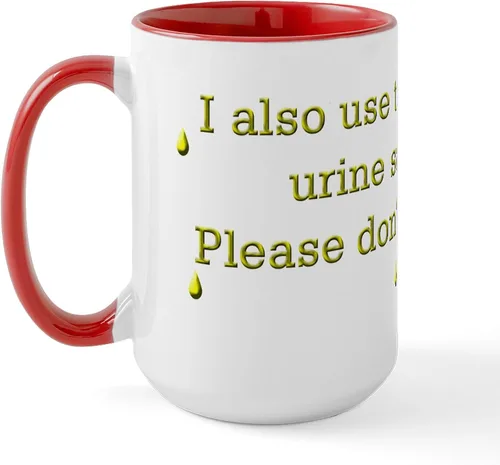 Vista 21 de CafePress Cattitude Funny Cat Saying Taza Grande de Café de Cerámica 15 oz (444 ml)